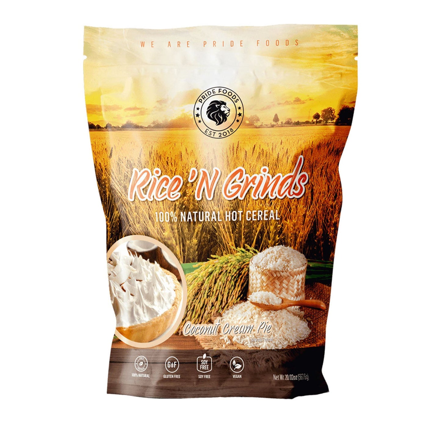 
                  
                    12 Servings | Rice 'N Grinds - Natural Hot Rice Cereal
                  
                